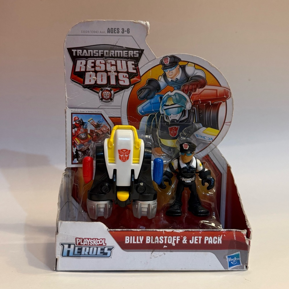 Transformers Rescue Bots Billy Blastoff & Jet Pack